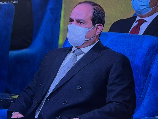President of Egypt Abdel Fattah el-Sisi - Screenshot from Live TV