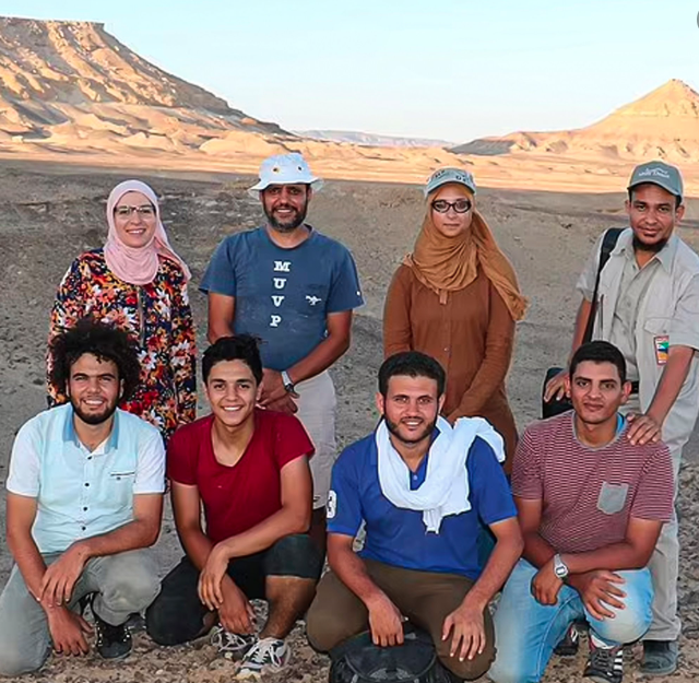 The Egyptian research team - social media