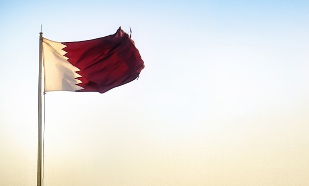 Flag of Qatar - via Flickr photo Creative Commons via wikimedia commons
