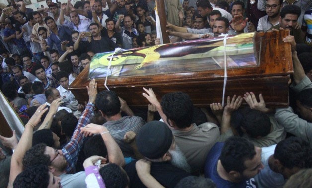 Part of the Minya attack victims funeral – Egypt Today/Hussein Tallal