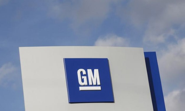 The GM logo is seen in Warren, Michigan, U.S. on October 26, 2015. REUTERS/Rebecca Cook