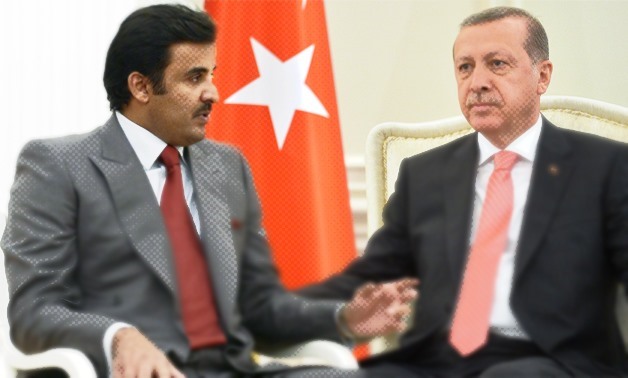 Qatari Emir Tamim Bin Hamad (L), Turkish President Recep Tayyip Erdoğan – Compiled by Egypt Today
