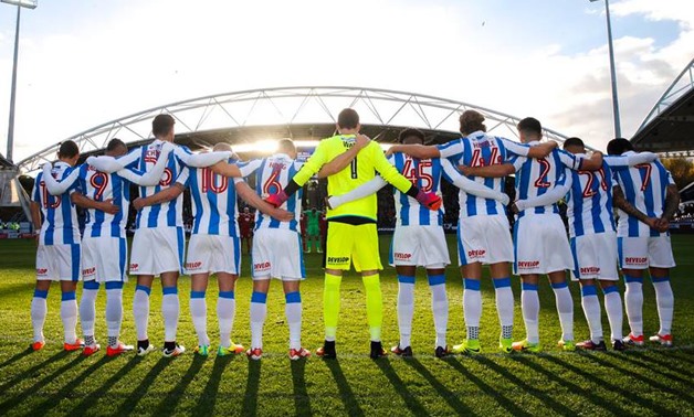 Huddersfield Town team - courtesy of Huddersfield Town Official Facebook page