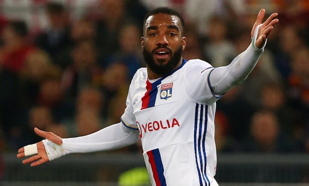 FILE PHOTO - Football Soccer - AS Roma vs Olympique Lyon - Europa League Round of 16 Second Leg - Olympic Stadium, Rome, Italy - 16/3/17 Lyon's Alexandre Lacazette Reuters / Alessandro Bianchi/File Photo