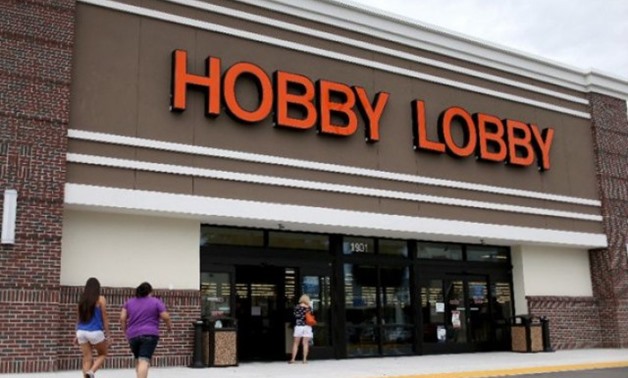 A Hobby Lobby store is seen in Plantation, Florida. PHOTO: AFP