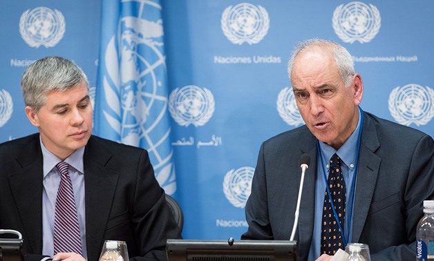 UN Special Rapporteur on the situation of human rights in the oPt Michael Lynk (right) - Courtesy of UN.