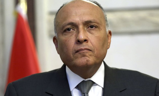  Egyptian Foreign Minister Sameh Shoukry - File Photo