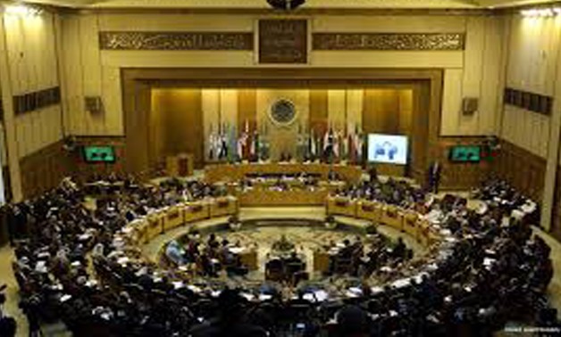 Image of the Arab League session at the Arab League office in Cairo, Egypt CC