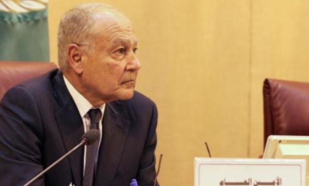 File - Arab League Secretary General Ahmed Abul Gheit
