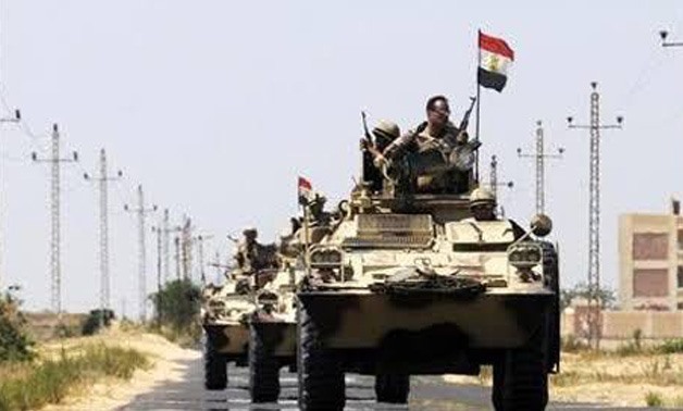 Egyptian army near AI-Arish in the sinai peninsula _Reuters