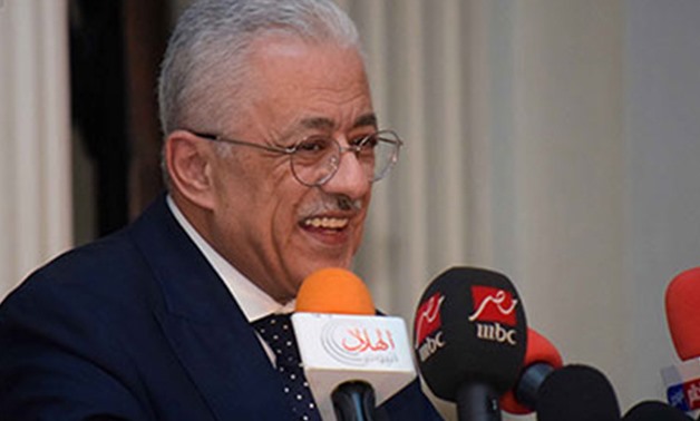 Minister of Education Tarek Shawky – Press photo/Mahmoud Fakhry