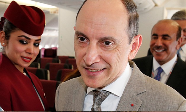 Qatar Airways Chief Executive Officer Akbar Al Baker is seen during the 52nd Paris Air Show at Le Bourget airport near Paris, France, June 19, 2017. REUTERS/Pascal Rossignol