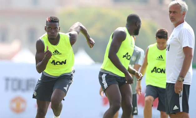 Manchester United training – Manchester United Facebook page