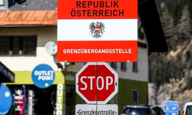 A border sign reading "Republic of Austria - border control" is seen in the Italian village of Brenner, Italy - Reuters/Dominic Ebenbichler