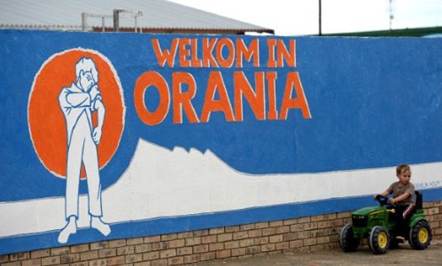 A whites-only enclave in South Africa, was set up in the dying years of apartheid and is protected by the constition - AFP/Susan NJANJI | Orania