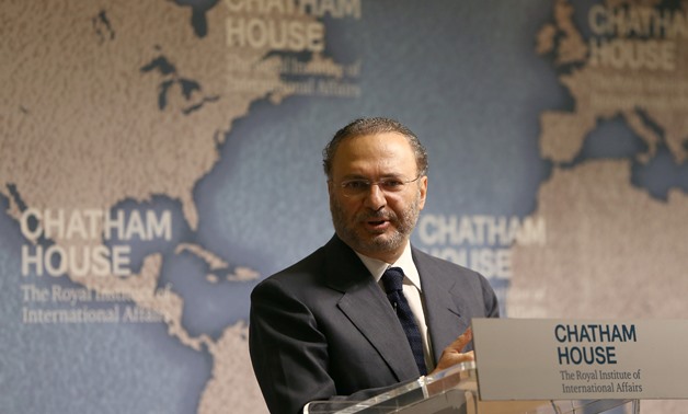 Minister of State for Foreign Affairs for the United Arab Emirates, Anwar Gargash, speaks at an event at Chatham House in London, Britain July 17, 2017. REUTERS/Neil Hall