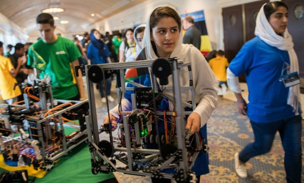 Twice denied US visas until a late intervention by President Donald Trump's administration, an Afghan robotics team competing in Washington is hoping to set an example for girls in their ultra-conservative country