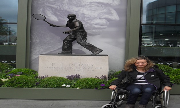 Carrie-Ann Lightley at the All England Lawn Tennis Club – Disability Horizons