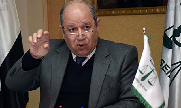 Judge Ahmed Abu Al-Azm as the new head of the Egyptian Council of State - File Photo