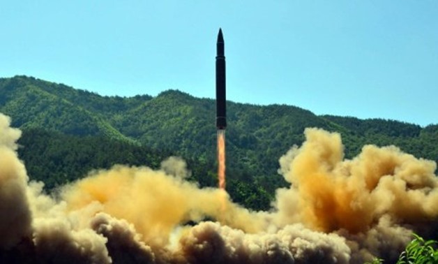 © KCNA VIA KNS/AFP/File | The successful test-fire of North Korea's intercontinental ballistic missile Hwasong-14 at an undisclosed location
