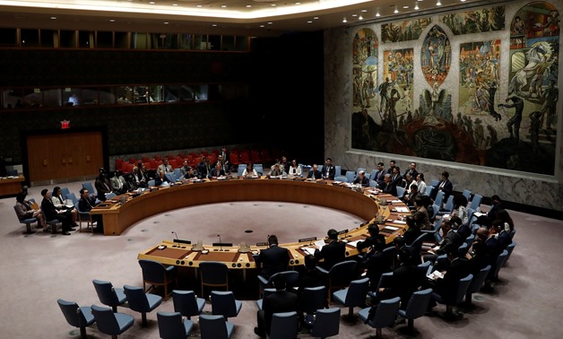 The United Nations Security Council meets to discuss the recent ballistic missile launch by North Korea at U.N. headquarters in New York, U.S., July 5, 2017. REUTERS/Mike Segar
