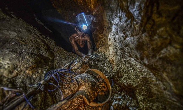 At the La Culebra mine - AFP/Juan Barreto