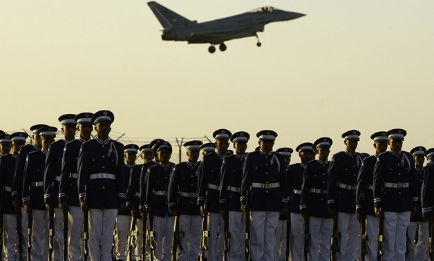 audi Arabia has the third largest defence budget in the world. But its armed forces, seen here at a ceremony for air force officers at King Faisal military college in Riyadh in 2009, have struggled in the guerrilla conflict in Yemen. REUTERS