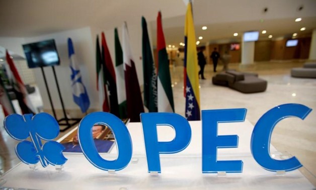 File- OPEC logo is pictured ahead of an informal meeting between members of the Organization of the Petroleum Exporting Countries (OPEC) in Algiers, Algeria September 28, 2016.