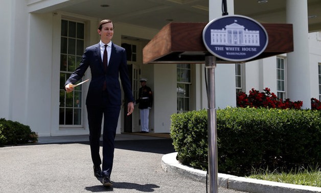 Senior Adviser to the President Jared Kushner arrives to speak to the media outside the West Wing of the White House in Washington - Reuters