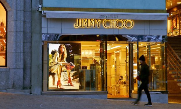 FILE PHOTO: A store of shoe designer Jimmy Choo is seen in the mountain resort of St. Moritz, Switzerland March 15, 2016.
Arnd Wiegmann