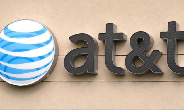 The AT&T logo is seen on a store in Golden, Colorado United States July 25, 2017.
Rick Wilking