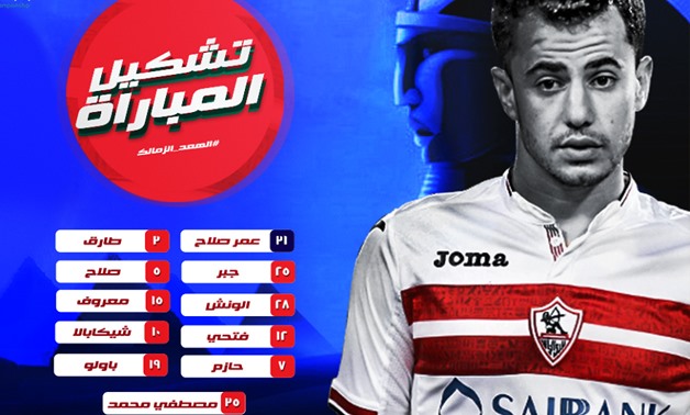 Zamalek SC line up – Zamalek’s official Facebook page
