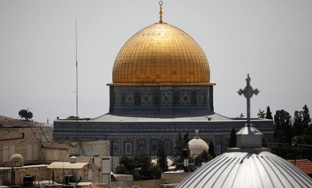 The Dome of the Rock on the compound known to Muslims as Noble Sanctuary and to Jews as Temple Mount, is seen in Jerusalem's Old City July 27, 2017. REUTERS/Amir Cohen

