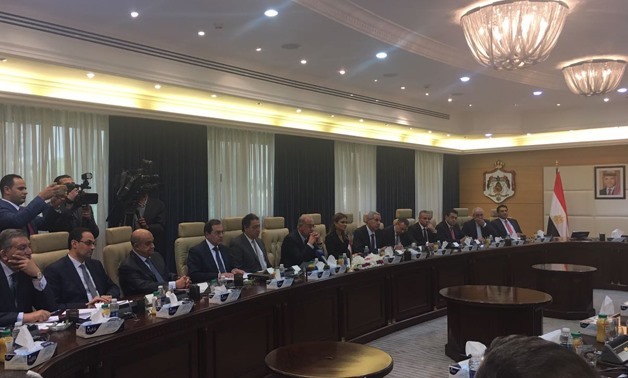 The Egyptian-Jordanian Higher Committee meeting on Thursday, July 27, 2017- Press Photo