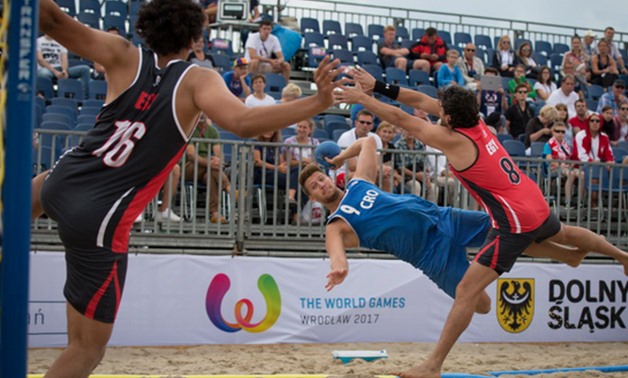 Beach Handball Egypt vs. Croatia –IHF Website 