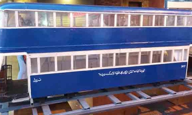 Tram car model in Raml Station, Alexandria - Egypt Today