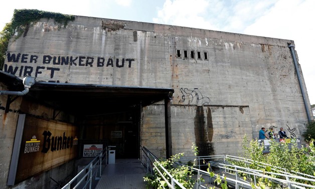 A general view shows the location of the exhibition entitled 'Hitler - How Could it Happen?' about German Nazi leader Adolf Hitler during a media tour in a World War Two bunker in Berlin, Germany, July 27, 2017.
Fabrizio Bensch