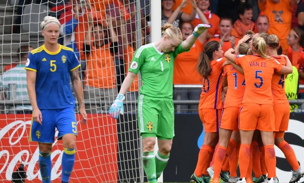 Netherlands continued their amazing run in the tournament – Courtesy of Women's Euro Twitter official account