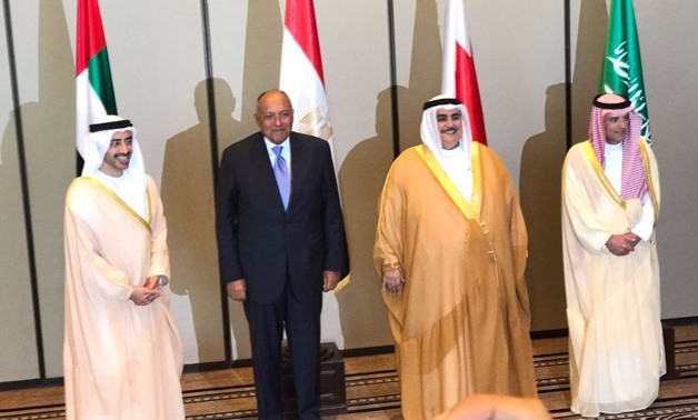 Arab Quartet meeting in Manama - Press photo
