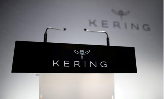 The logo of Kering is seen during the company's 2015 annual results presentation - Reuters