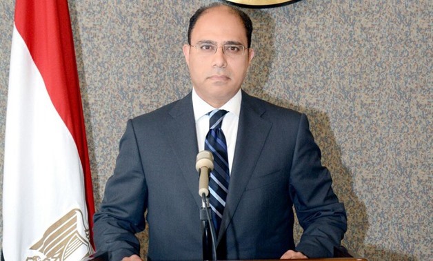 Egypt's Foreign Ministry Spokesperson Ahmed Abu Zeid - Press photo