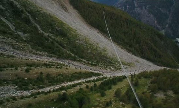The longest pedestrian suspension bridge in the world opened in Switzerland on Saturday. Nestled in the heart of the Alps, the bridge is almost 1650-feet long. The highest point of the bridge stands at 279 feet from the ground. Courtesy: Reuters/ ZERMATT 