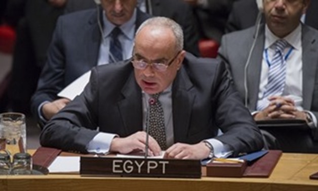Egypt's permanent envoy to the United Nations ِِAmr Abul Ata - File Photo