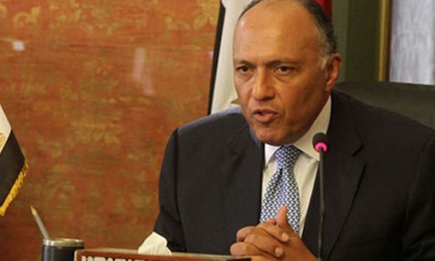 FILE: Egypt's Foreign Minister Sameh Shoukry 