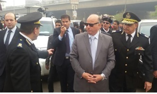 Cairo Security Chief Khaled Abdel Aal leads a security campaign in Cairo - File Photo 