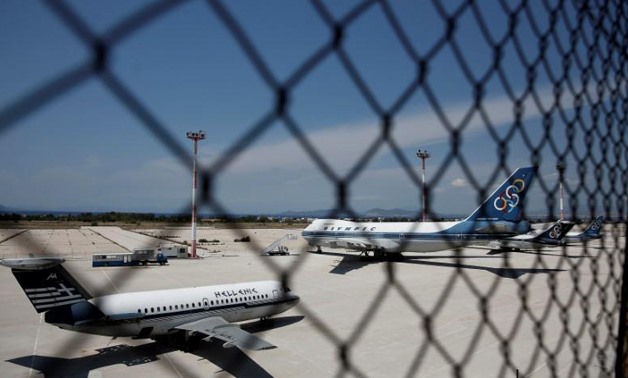 Scrapped aircrafts are seen at the tarmac of the former international Hellenikon airport in Athens, Greece, July 16, 2017.
Costas Baltas