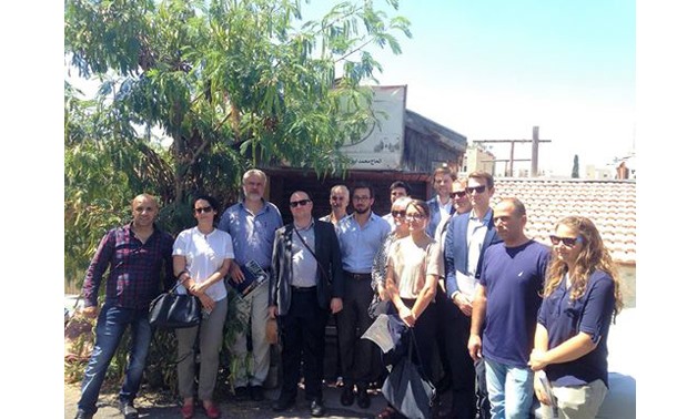 EU diplomats delegation to Jersualem - photo credit EU and the Palestinians Facebook page