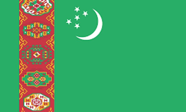 Flag of Turkmenistan - via Commons Wikimedia