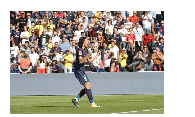Cavani –press image courtesy PSG official Twitter account