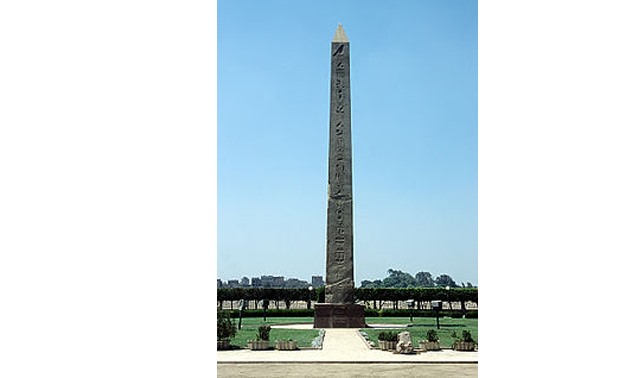 Obelisk Sesostris in Materya district (Photo courtesy of Wikimedia)